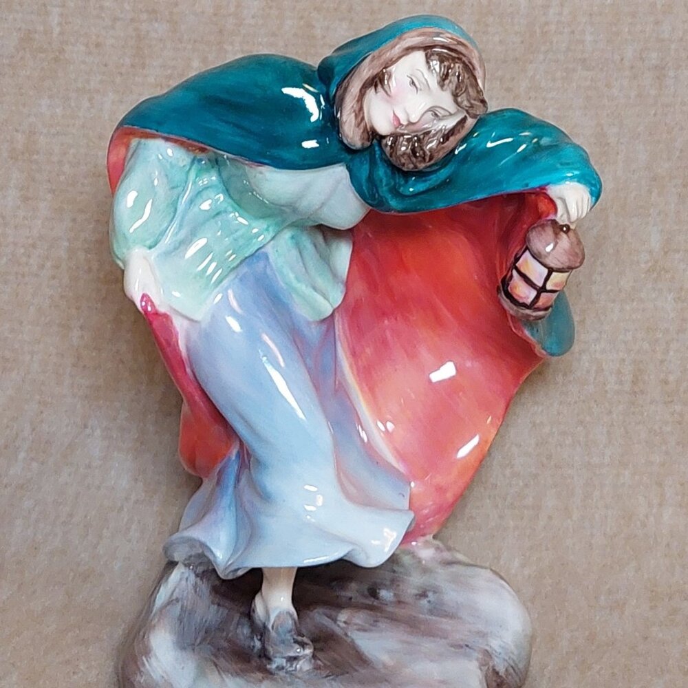 Rare Royal Doulton "Winter" Vintage Home/Office Collectible Statue Figurine